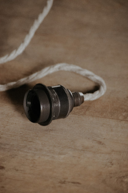 Oak pendant light