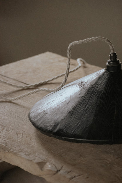 Oak pendant light