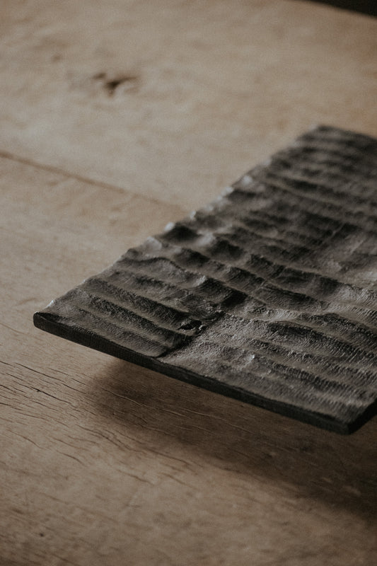 Large oak trinket tray