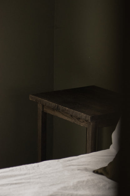 Oak bedside table